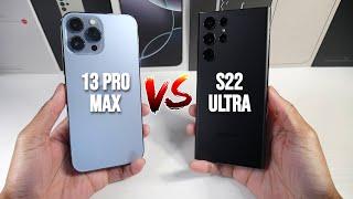 Samsung Galaxy S22 Ultra VS iPhone 13 Pro Max In 2025 (Camera Comparison, PUBG & Display & Speed)