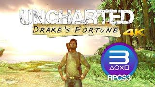 RPCS3 0.0.13-11367 | Uncharted Drake's Fortune 4K UHD | PS3 Emulator Gameplay