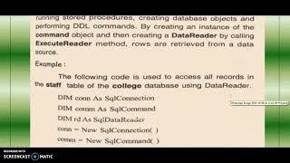 ACCESS DATA USING DATA READER IN C SHARP