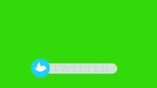 Twitter lower third GREENSCREEN{Filmstockfx}