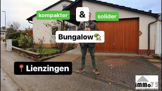 kompakter und solider Bungalow mit Hobbyraum, Werkstatt, Garage, Garten in Mühlacker Lienzingen