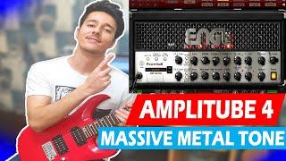 How To Make A MASSIVE Metal Tone With Amp Sim(Amplitube 4)