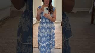 The Carolina dress try-on