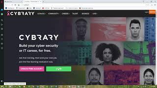 how to create cybrary it account