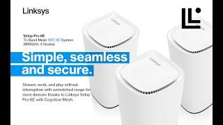 Unleash the Future of WiFi with Linksys Velop Pro.