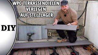 WPC Terrassendielen verlegen auf Stelzlager | myHarry Erfahrungsbericht