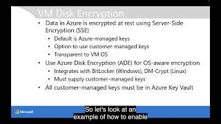 Configure Azure Disk Encryption