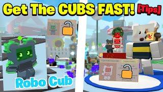 How To Get Robo Cub & Peppermint Cub FAST! (Bee Swarm Simulator)