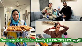 Samosay & Rolls for family | PRINCESSES agyi!!