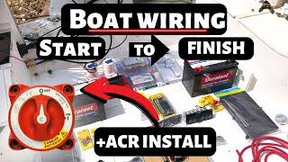 Beginners Guide To Boat Wiring | Blue Sea Systems Dual Battery ACR Install