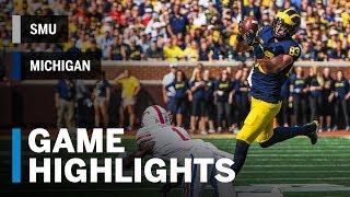 Highlights: SMU at Michigan | Big Ten Football