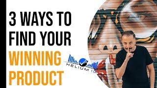 3 EASIEST Ways to Find Amazon FBA Products With Helium 10 | How to Use Helium 10