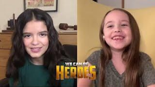 YaYa Gosselin & Vivien Lyra Blair Talk We Can Be Heroes Set Moments & Sharkboy & Lavagirl's Daughter