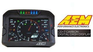 The Lightest, Brightest, Ultimate 7" Digital Dashboard Display - CD-7 Carbon