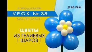 1. Искусство Аэродизайна. Урок №38. Цветы из воздушных шаров