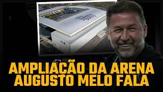 AMPLIAÇÃO DA ARENA CORINTHIANS | 100 MIL LUGARES? | AUGUSTO MELO RESPONDE #corinthians #arena