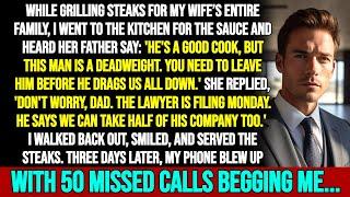 My Wife Said "The Lawyer Files Monday" at Our Family Dinner—Then I Served the Steaks with a Smile