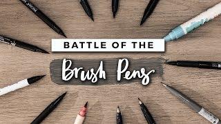 Which Brush Pen is the Best?! | STATIONERY SHOWDOWN