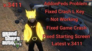 AddonPeds Crash Problem Fixed | File Not Found | L Key Not Working | GTA 5 Fixed AddonPeds Mods