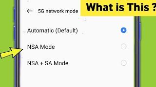 5G Standalone & Non Stand Alone Mode Setting | NSA Mode | SA Mode  Realme C35