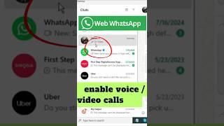 WhatsApp Web VOICE and VIDEO Calls Made Easy!
