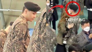 bts news today! bts's V's mother cries loudly after V fulfills his mother's military promise!