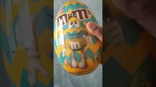 Huge m&m's surprise egg!!! #asmr #shorts #surpriseegg #m&m's #chocolate