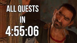 Dying Light All Quests (Full DLC / No Hellraid) speedrun | 4:55:06 RTA w/o loads; 4:43:05 IGT