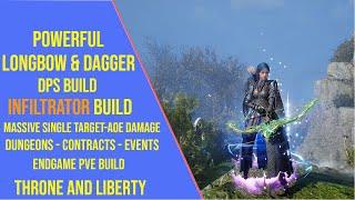 Powerful Longbow and Dagger DPS Build for Throne and Liberty - Infiltrator TL Build