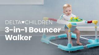 3-in-1 Bouncer Walker (by Delta Children)