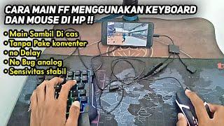 CARA MAIN FREE FIRE MENGGUNAKAN KEYBOARD DAN MOUSE DI HP !! SERASA MAIN DI PC