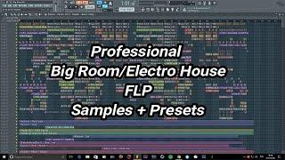 Professional EDM/Big Room House FLP Like Hardwell, Quintino, Kevu | Free Samples + Presets