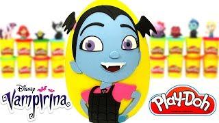 Huevo Sorpresa Gigante de Vampirina en Español de Plastilina Play Doh