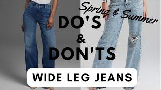 DO's & Don'ts of Wide Leg Jeans | Spring & Summer Edition | Modest, Classy, Timeless Styling Inspo