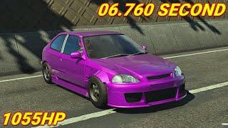 1055HP HONDA CIVIC EK9 DRAG TUNE CAR PARKING MULTIPLAYER 2 NEW UPDATE