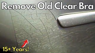 Removing Old Paint Protection Film (Clear Bra) Damage Free Method | Project E46 M3 | Episode 5