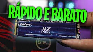 SSD NVME MUITO RÁPIDO E BARATO DO ALIEXPRESS, 512GB POR 250 REAIS (KINGSPEC NX SERIES)