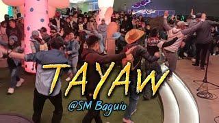 Dancing TAYAW at SM Baguio Skyrise garden