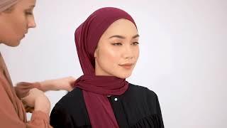 60 Second Hijab Tutorial | 3 ways to style our Luxe Jersey Hijab | INAYAH