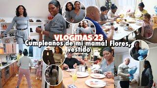 VLOGMAS 23 CUMPLEAÑOS DE MI MAMÁ LAS LLEVO DE COMPRAS️ TÍA LE REGALAN MUCHOS ZAPATOS |23 Dic 2024