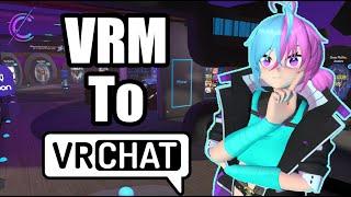 How to upload a VRM Avatar to VRChat (2024)