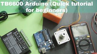 TB6600 and Arduino - Stepper motor driver Explained for Begineers