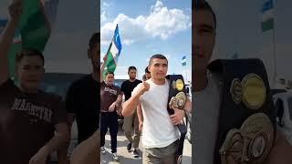 Ruslan Abdullaev received heroʼs welcome in his hometown after the second professional win