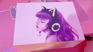 Unboxing Yowu Cat Ear Headphones 4 Blue