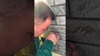 Монтаж угла панелями Белань