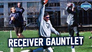 Who's the best receiver in the office (WR Gauntlet) | JM Scouting Combine