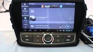 Штатное головное устройство Redpower CarPad Hyundai SantaFe MD 2012+