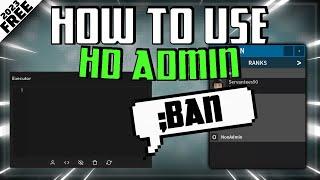 How to use HD Admin Script [2023]