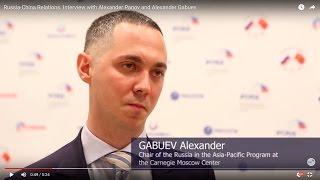 Russia-China Relations. Interview with Alexander Panov and Alexander Gabuev