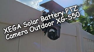 XEGA Solar Battery PTZ Camera XG-S50 Unboxing, Installation, App Setup & Review 2024